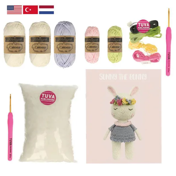 Scheepjes Tuva DIY rinkinys - zuikutė Sunny the Bunny