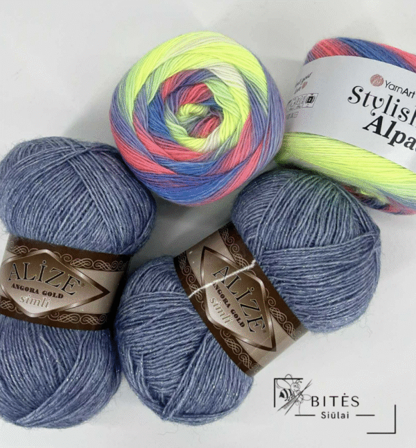 YarnArt ir Alize siūlų rinkinukas