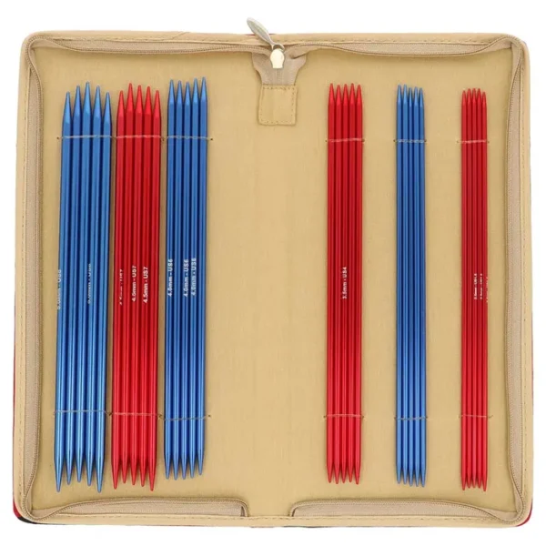 KnitPro dvigubų virbalų rinkinys kojinėms 20 cm