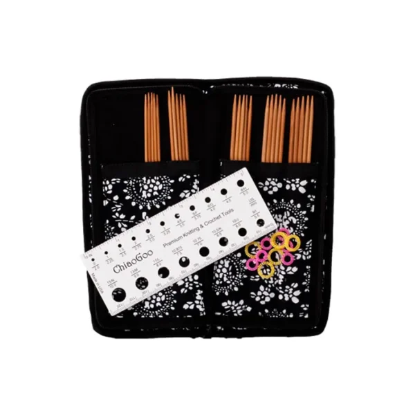 ChiaoGoo bambukinių dvismailių virbalų rinkinys, 15 cm