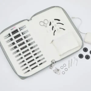 KnitPro Karbonz keičiamų virbalų rinkinys 13 cm, 3-8 mm, Regal