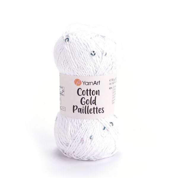 YarnArt Cotton Gold Paillettes