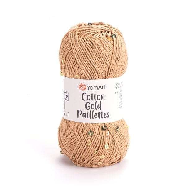 YarnArt Cotton Gold Paillettes