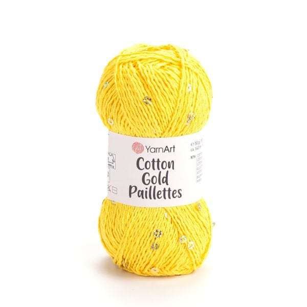 YarnArt Cotton Gold Paillettes