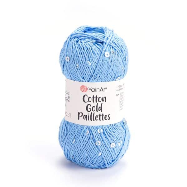 YarnArt Cotton Gold Paillettes
