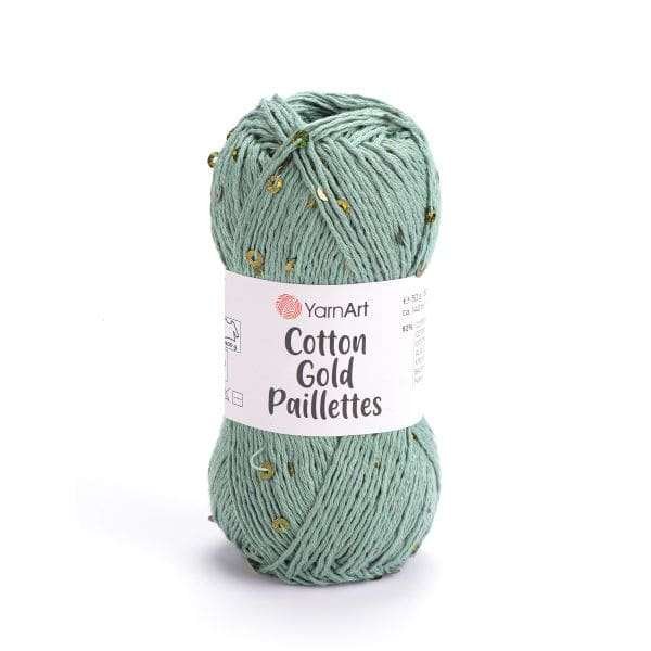 YarnArt Cotton Gold Paillettes