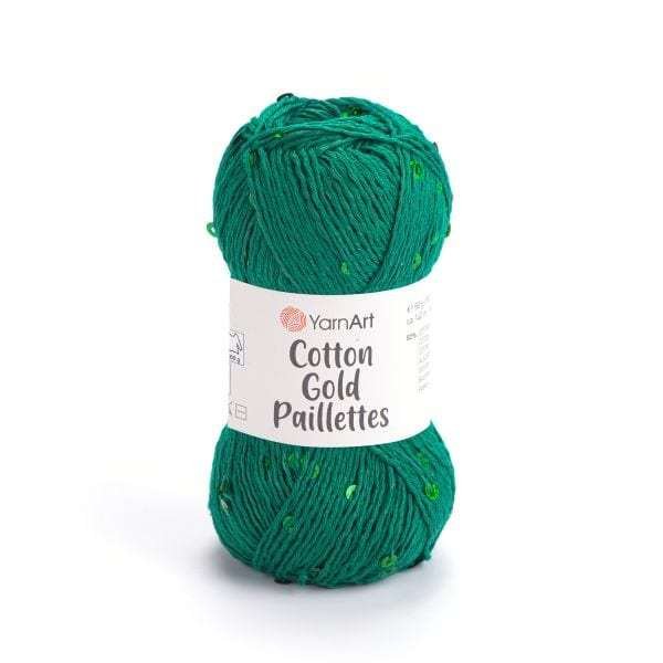 YarnArt Cotton Gold Paillettes
