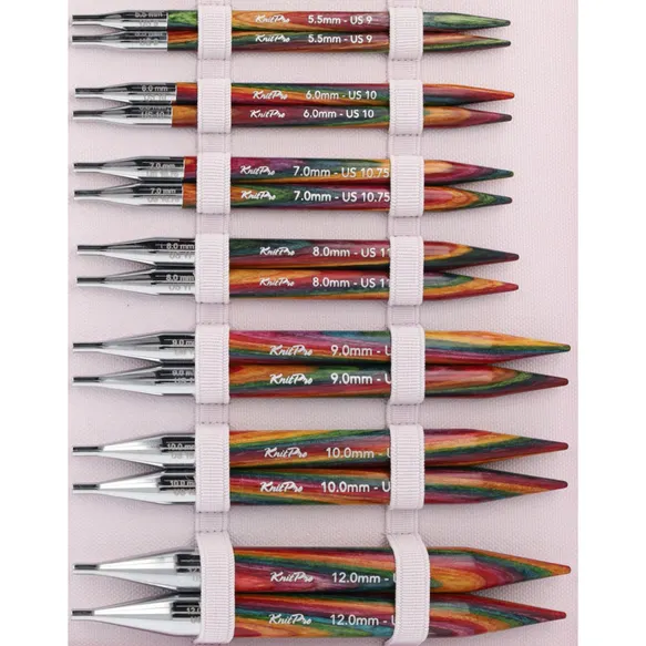 KnitPro Symfonie 2 prisukamų virbalų rinkinys 13cm Grande