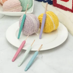 KnitPro Vybe spalvotas vąšelis su rankenėle